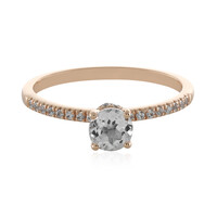 9K White Kunzite Gold Ring (Adela Gold)