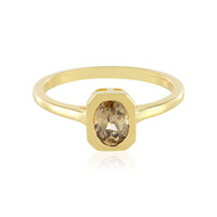 Mandarin Zircon Silver Ring (Adela Silber)