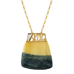 Multi Gem Silver Necklace