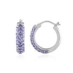Tanzanite Silver Earrings