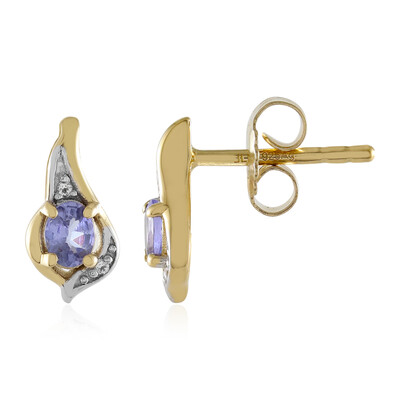 Tanzanite Silver Earrings