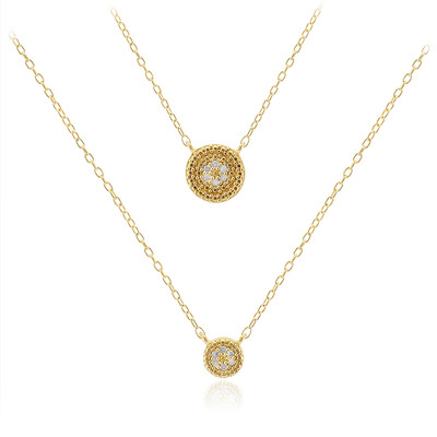 I3 (I) Diamond Silver Necklace