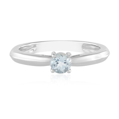Brazilian Aquamarine Silver Ring