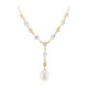 White Freshwater Pearl Silver Necklace
