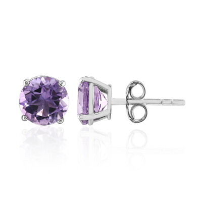 Amethyst Silver Earrings