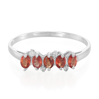 Tanzanian Ruby Silver Ring