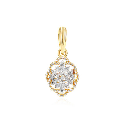 I2 (I) Diamond Silver Pendant