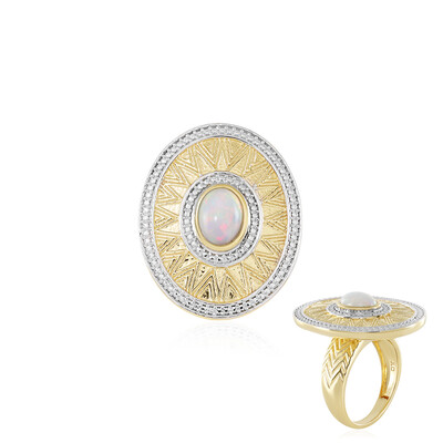 Welo Opal Silver Ring