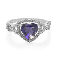 Ceylon Iolite Silver Ring