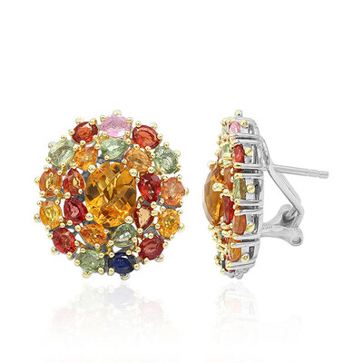 Citrine Silver Earrings (Dallas Prince Designs)