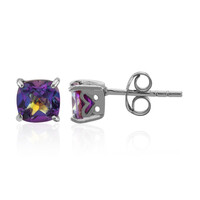 Mystic Topaz Silver Earrings
