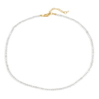 White Topaz Silver Necklace