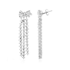 Zircon Silver Earrings