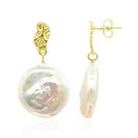 Freshwater pearl Silver Earrings (TPC)