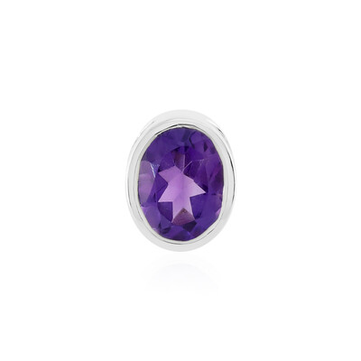 Amethyst Silver Pendant (MONOSONO COLLECTION)