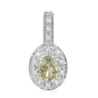 Fancy Tourmaline Silver Pendant