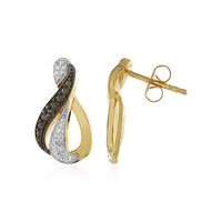 I3 (I) Diamond Silver Earrings