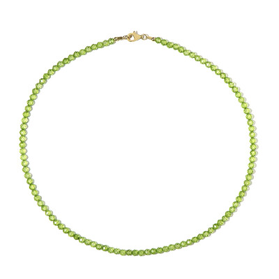 Peridot Silver Necklace