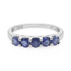 Burmese Blue Sapphire Silver Ring