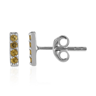 Citrine Silver Earrings
