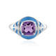 Amethyst Silver Ring