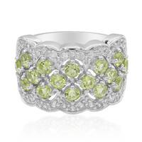 Peridot Silver Ring