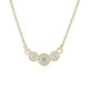 9K IF (G) Diamond Gold Necklace (de Melo)