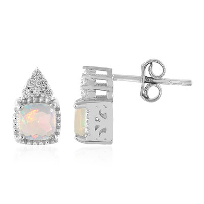 Welo Opal Silver Earrings