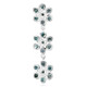 Fancy Diamond Silver Pendant