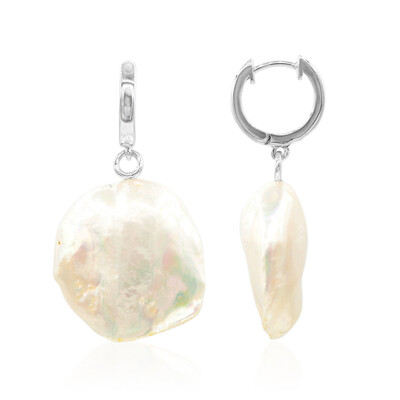 Freshwater pearl Silver Earrings (TPC)