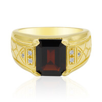 Garnet Silver Ring