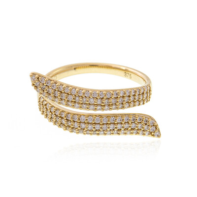 9K Flawless (F) Diamond Gold Ring (LUCENT DIAMONDS)