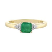 Brazilian Emerald Silver Ring