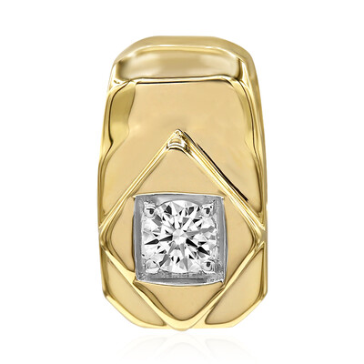 14K IF (D) Diamond Gold Pendant (Annette)