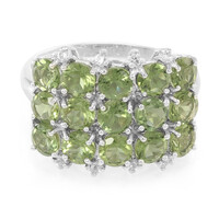 Russian Apatite Silver Ring