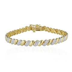 I3 (I) Diamond Silver Bracelet