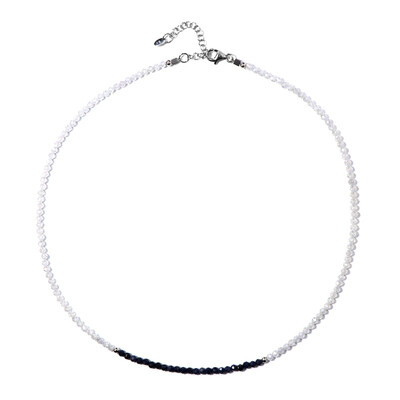 Blue Sapphire Silver Necklace