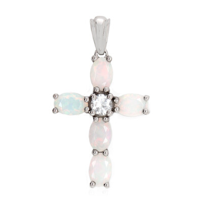 Welo Opal Silver Pendant