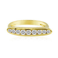 18K IF (D) Diamond Gold Ring