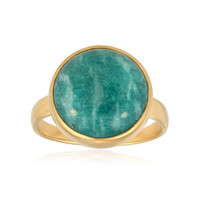 Amazonite Silver Ring (Bali Barong)
