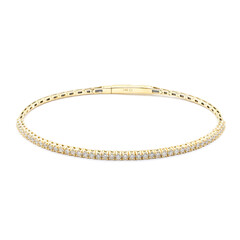14K I1 (H) Diamond Gold Bangle (CIRARI)