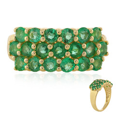 9K Ethiopian Emerald Gold Ring