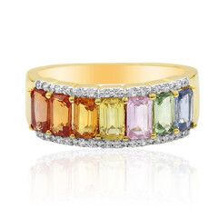 9K Fancy Sapphire Gold Ring (Adela Gold)