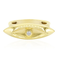 I1 (G) Diamond Silver Ring