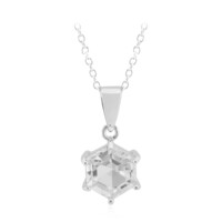 White Topaz Silver Necklace