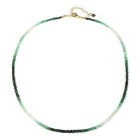 Brazilian Emerald Silver Necklace