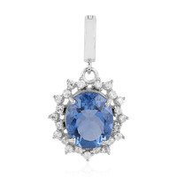 Colour Change Fluorite Silver Pendant
