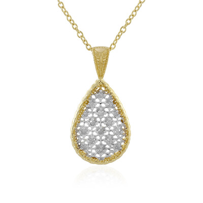 I3 (I) Diamond Silver Necklace