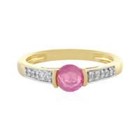 Madagascar Pink Sapphire Silver Ring