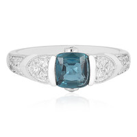 Teal Kyanite Silver Ring